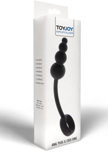ToyJoy Anal Plug & Cock Ring - Différentes vues