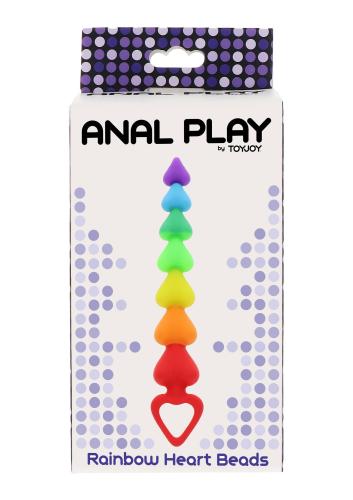ToyJoy Rainbow Heart Beads