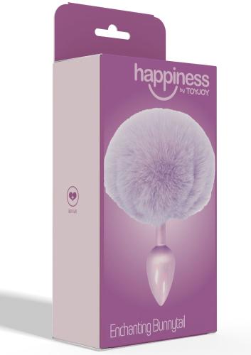 ToyJoy Enchanting Bunnytail Buttplug violet en situation