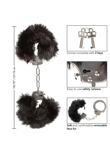 Menottes Ultra Douces et Pelucheuses CalExotics Détails