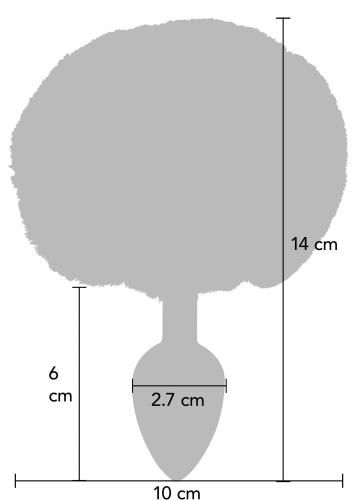 Image de différentes couleurs du ToyJoy Enchanting Bunnytail Buttplug