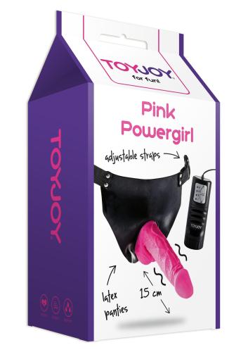 ToyJoy Powergirl Strap-On Vibrant Détails