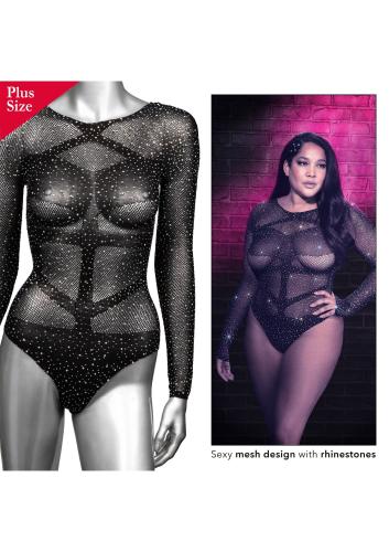 Long Sleeve Bodysuit Plus - Disponible en Grandes Tailles