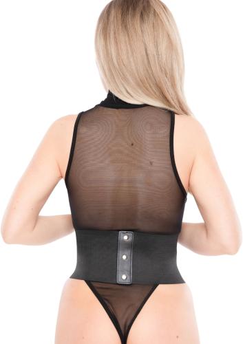 Kinky Diva PVC Front Waist Cincher détails